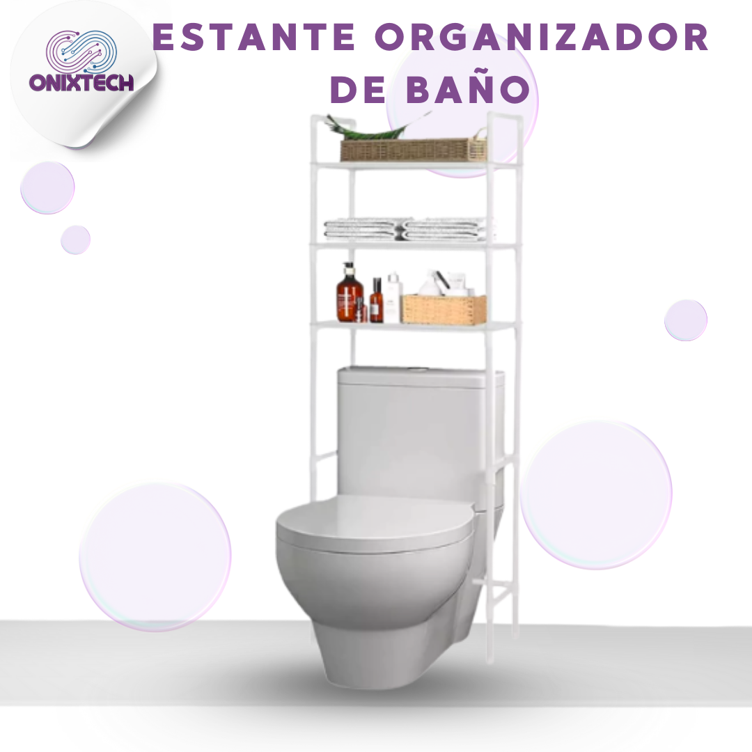 Miniatura 3 de ORGANIZADOR DE BAÑO ESTANTERIA 3